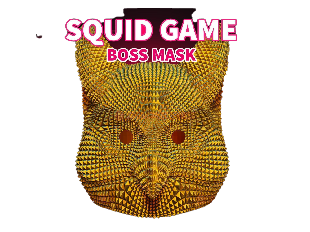 Squid Game Mask Gratis PNG-Afbeelding
