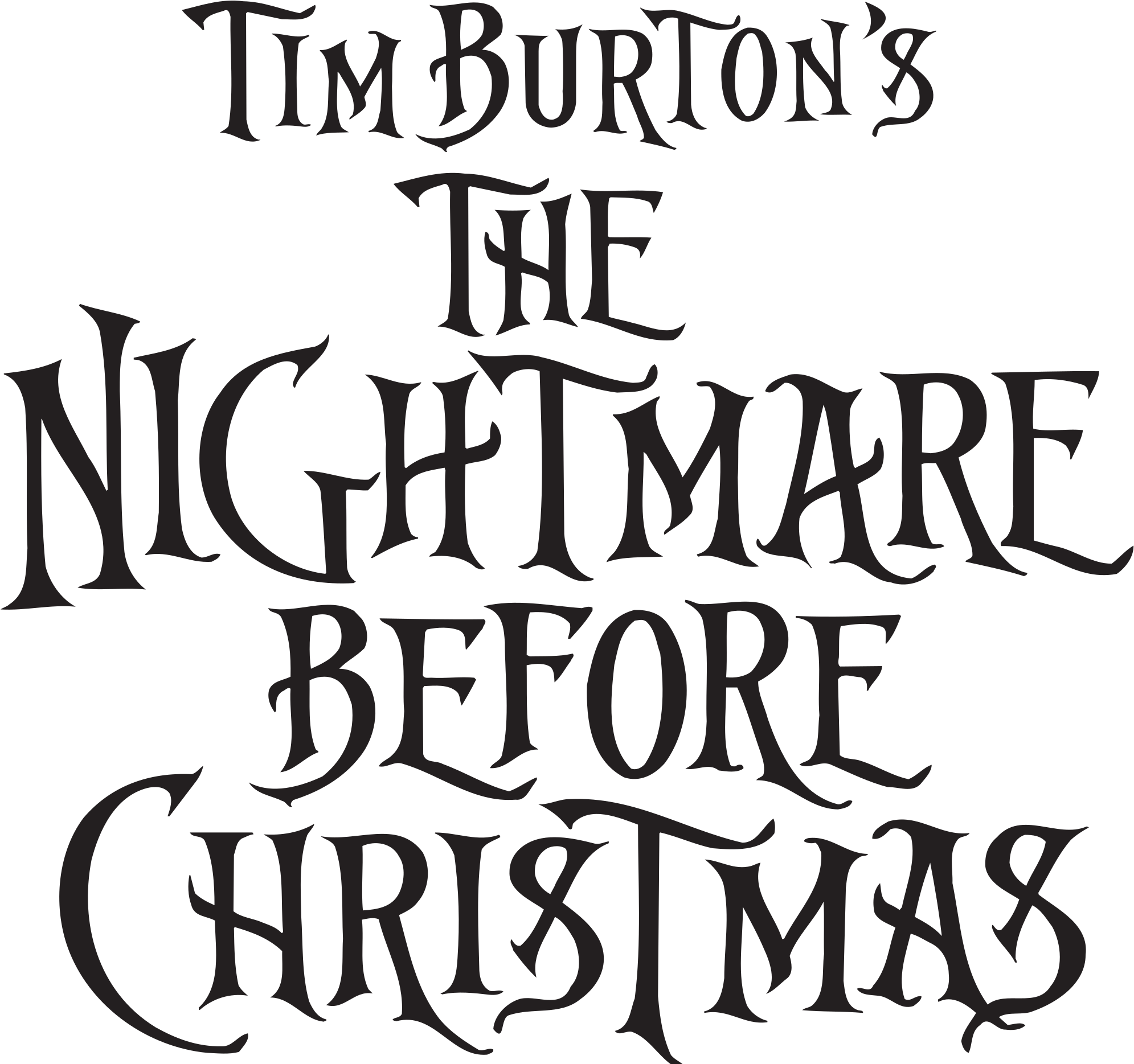 The Nightmare Before Christmas PNG Image HQ