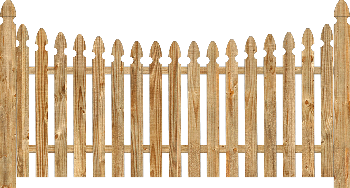 Wooden Fence PNG Photo