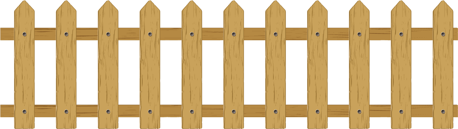 Wooden Fence PNG Pic HQ