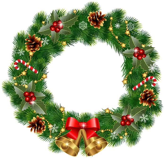 Wreath Christmas Free PNG HQ Image