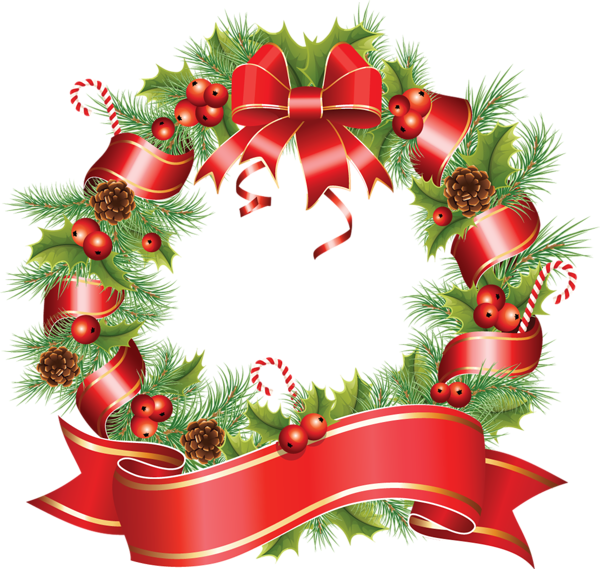 Wreath Christmas PNG Image
