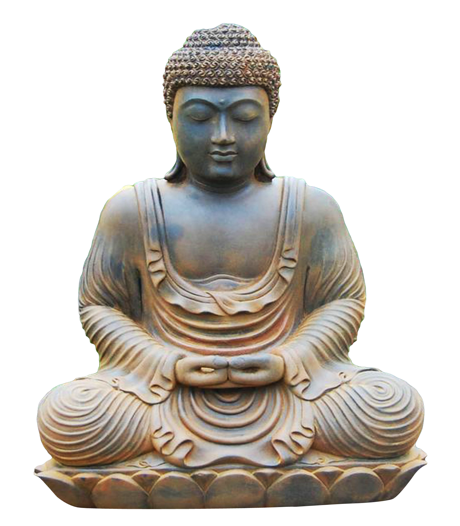 Gautama Buddha Meditation PNG-Bild