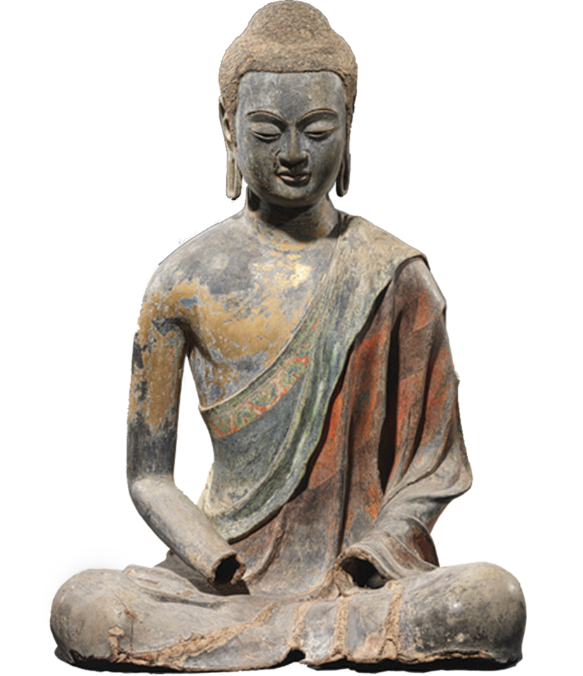 Gautama Buddha Statue PNG Bild