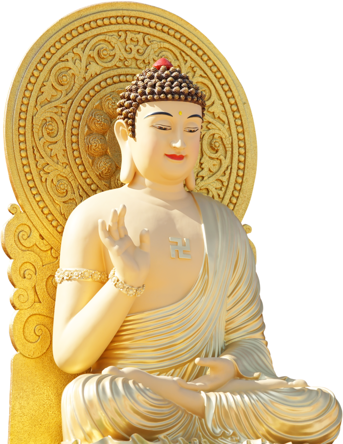 가타마 부처님 동상 PNG 사진