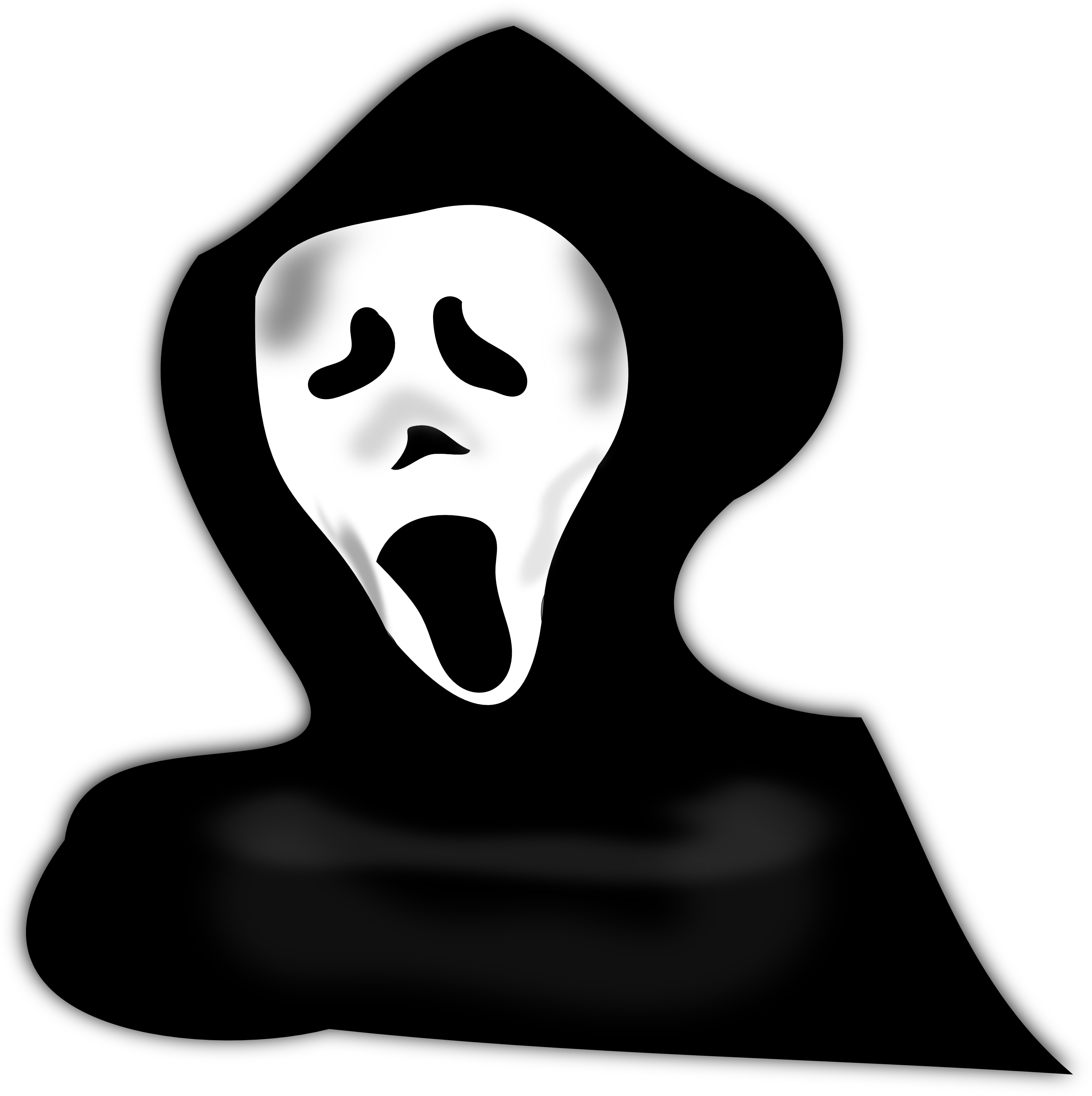 Ghost Silhouette PNG Pic