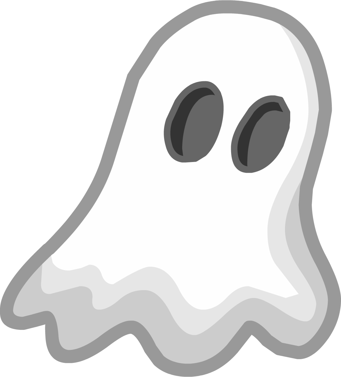 Ghost Vector Image Transparente