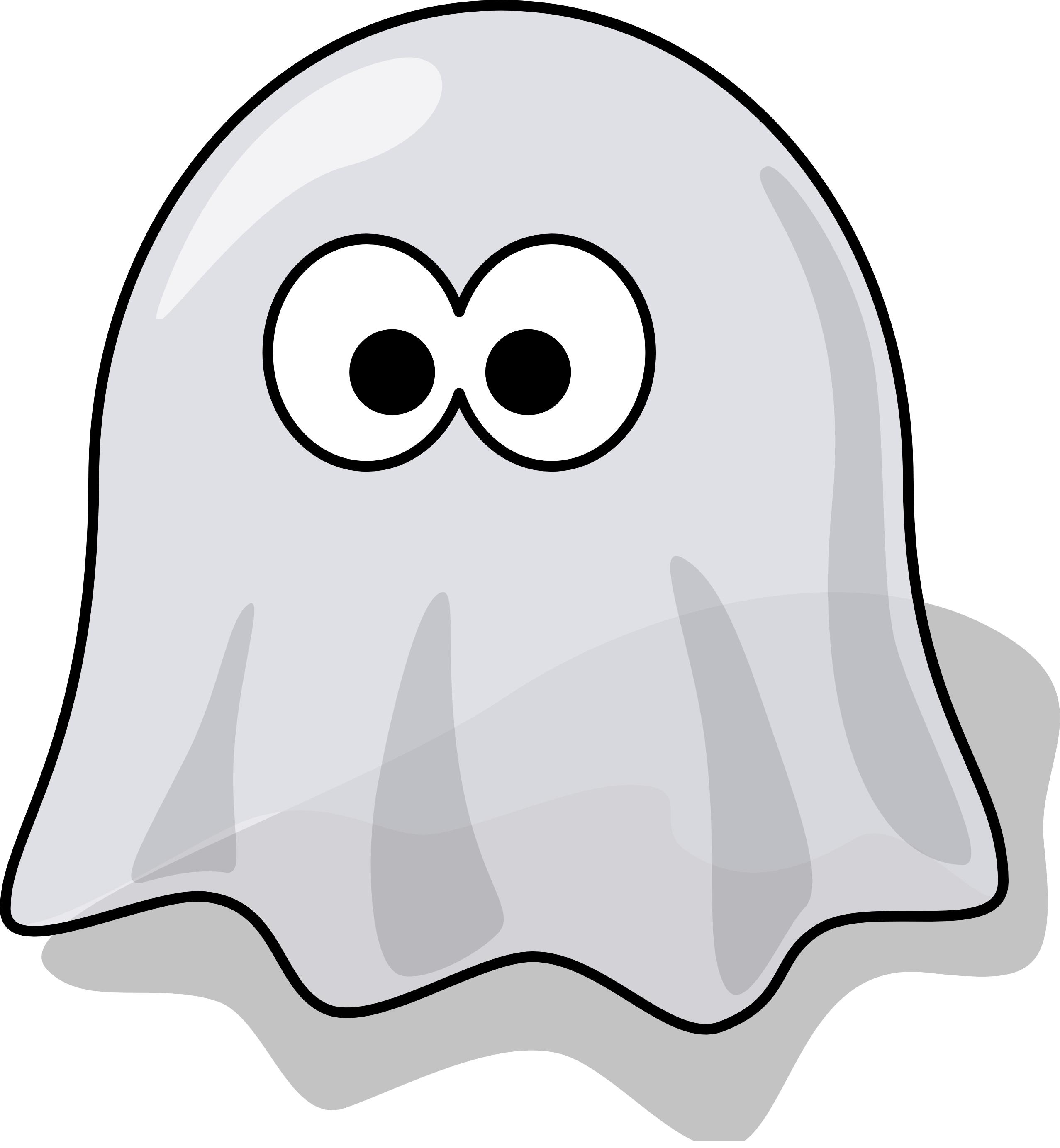 Ghost vector immagini trasparenti