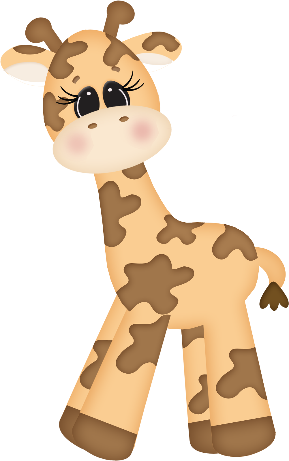 Imagen PNG de vector de jirafa