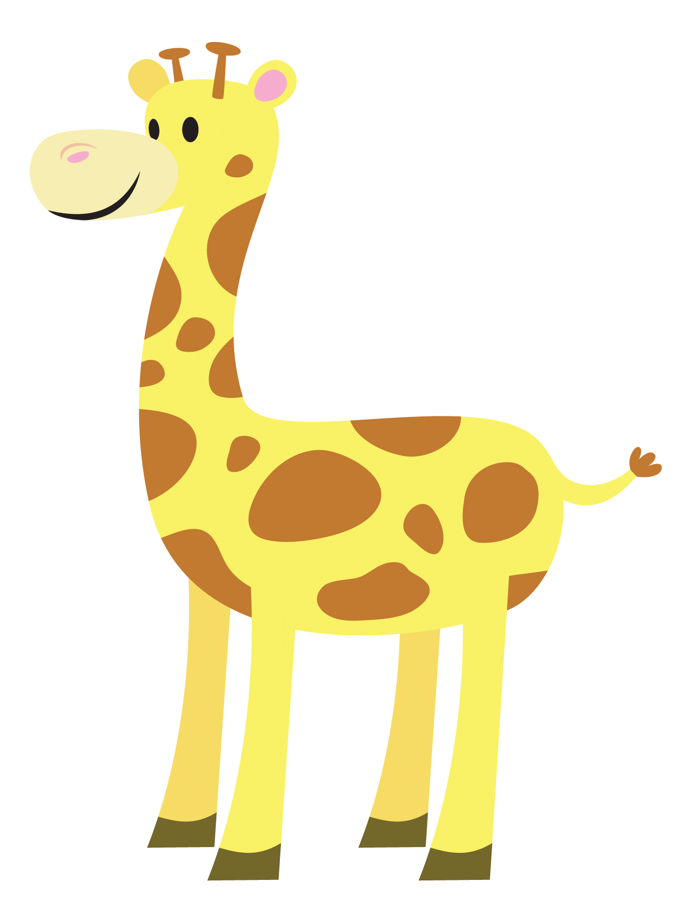 Girafe Pic vector PNG HQ