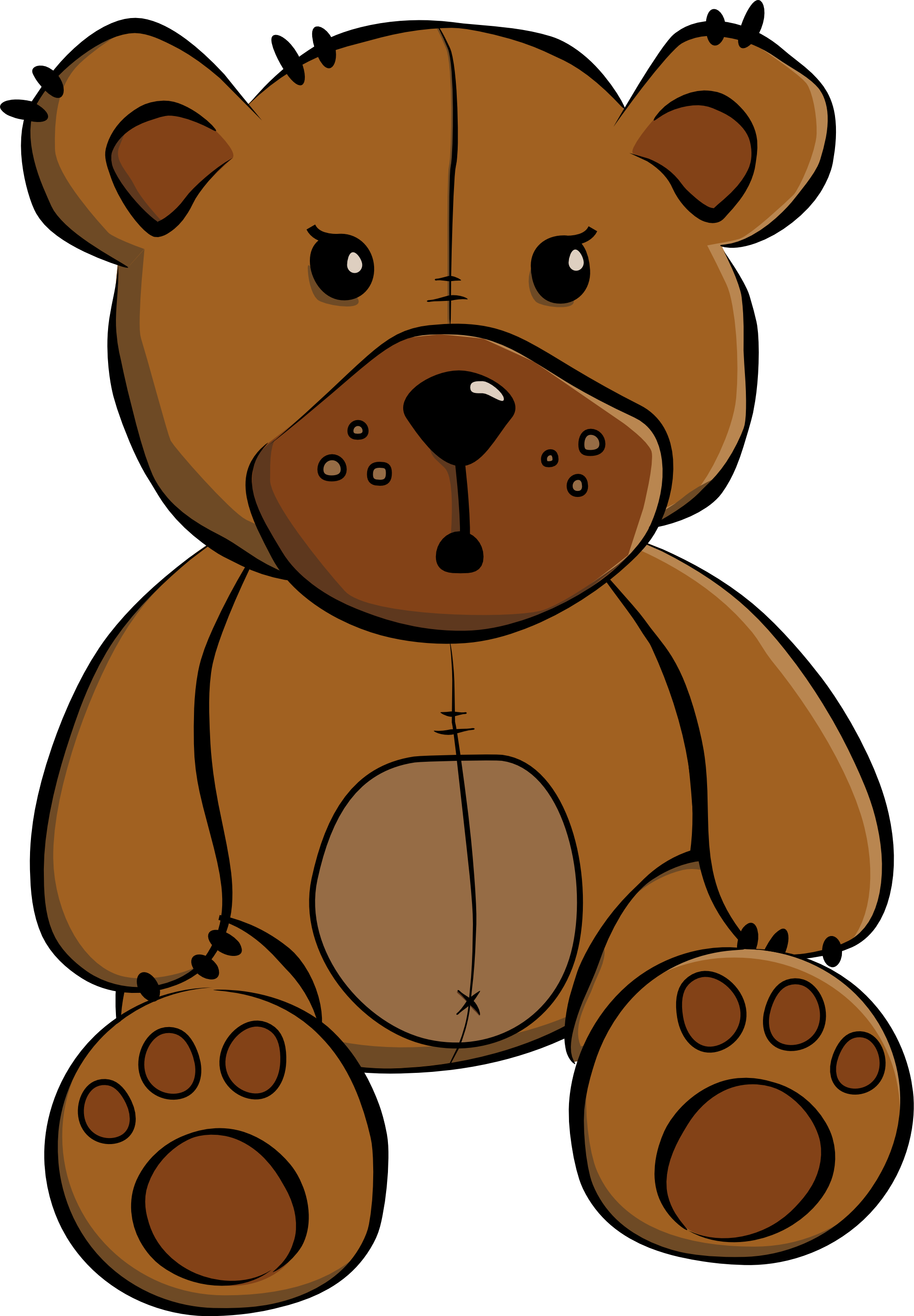 Goldie Bear Green PNG HQ Image