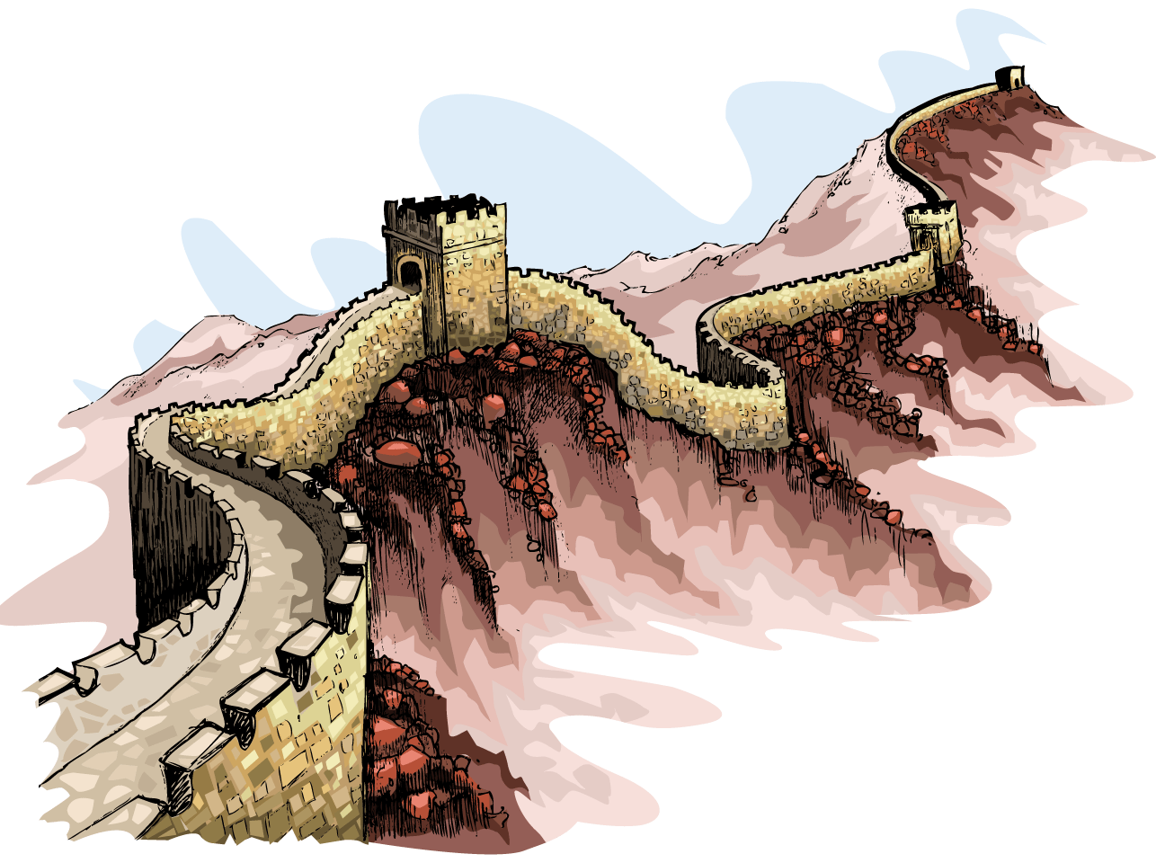 Great Wall Of China Download PNG Image