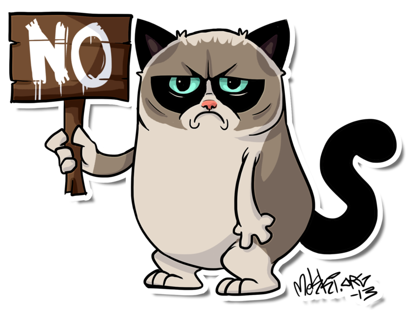 Grumpy Cat Meme Free PNG HQ Image