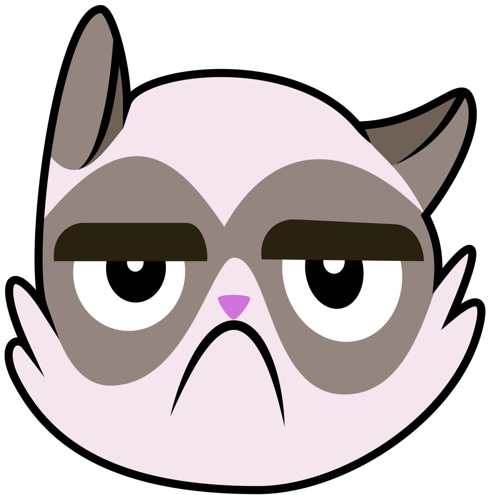Grumpy Cat Meme PNG Free Download