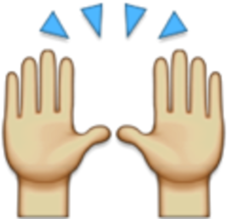 Hand Emoji Free PNG Image