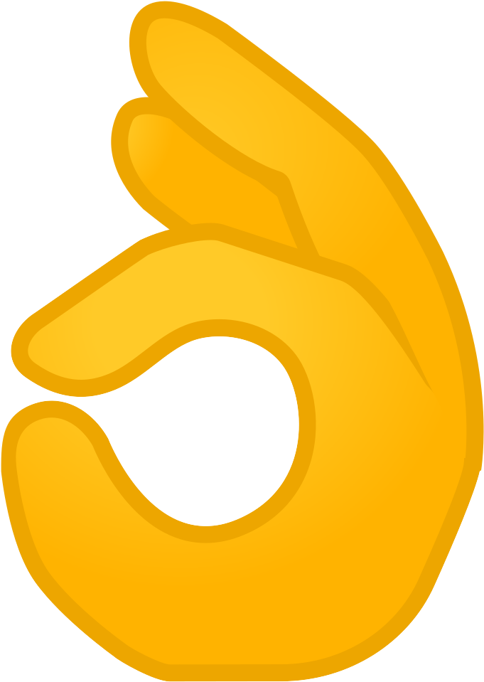 Hand Emoji Transparent HQ