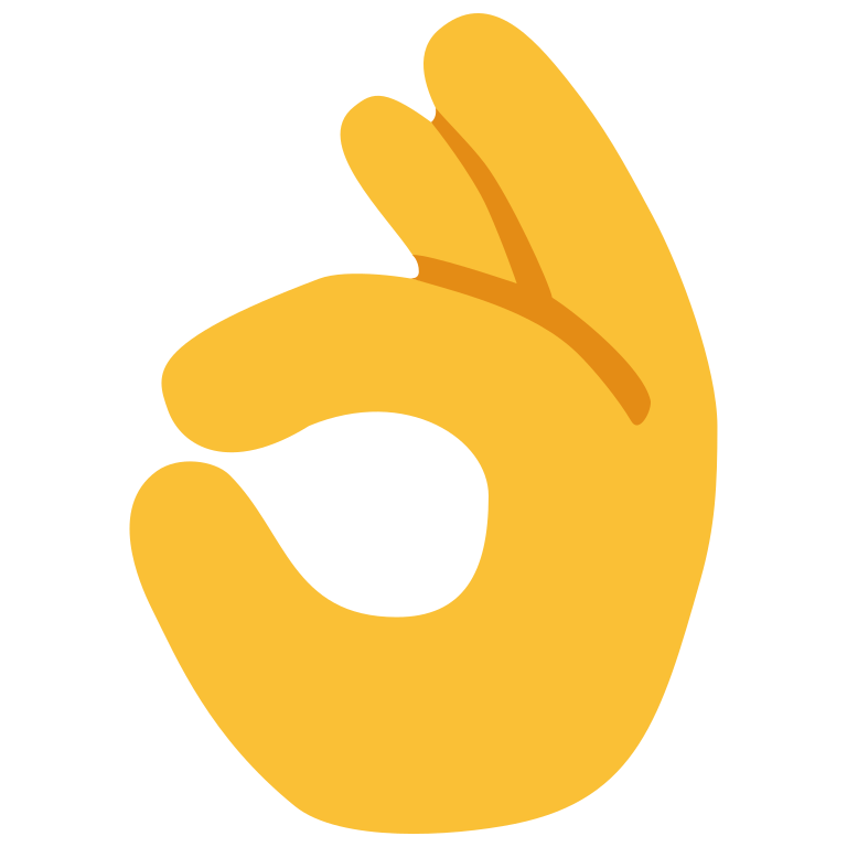 Hand Emoji WhatsApp Free PNG HQ Image