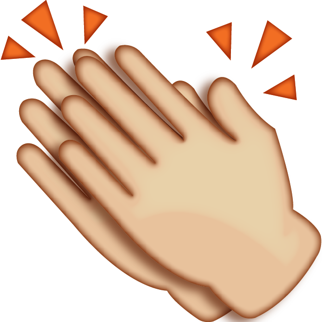 Hand Emoji WhatsApp Free PNG Image