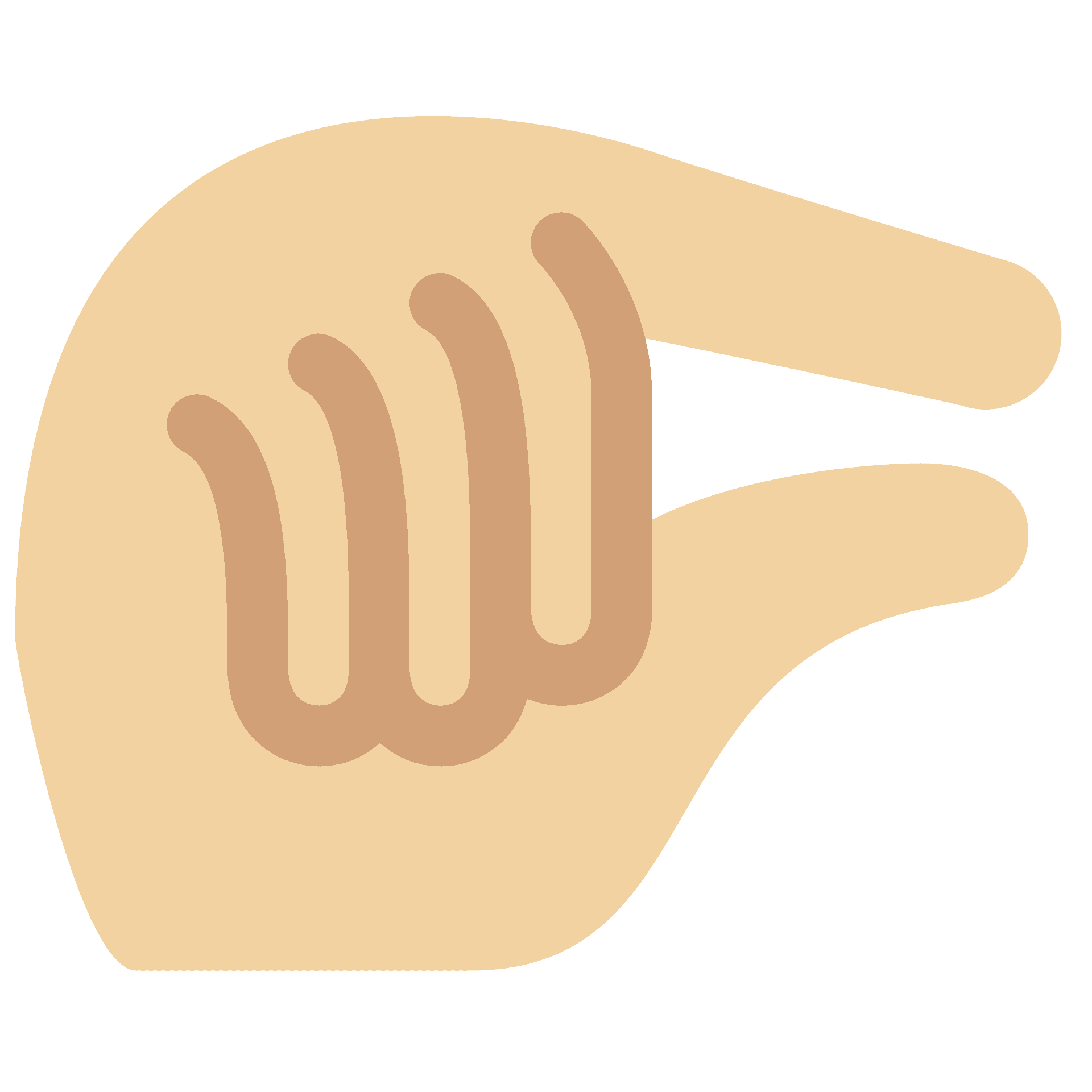 Hand Emoji WhatsApp PNG Download Image