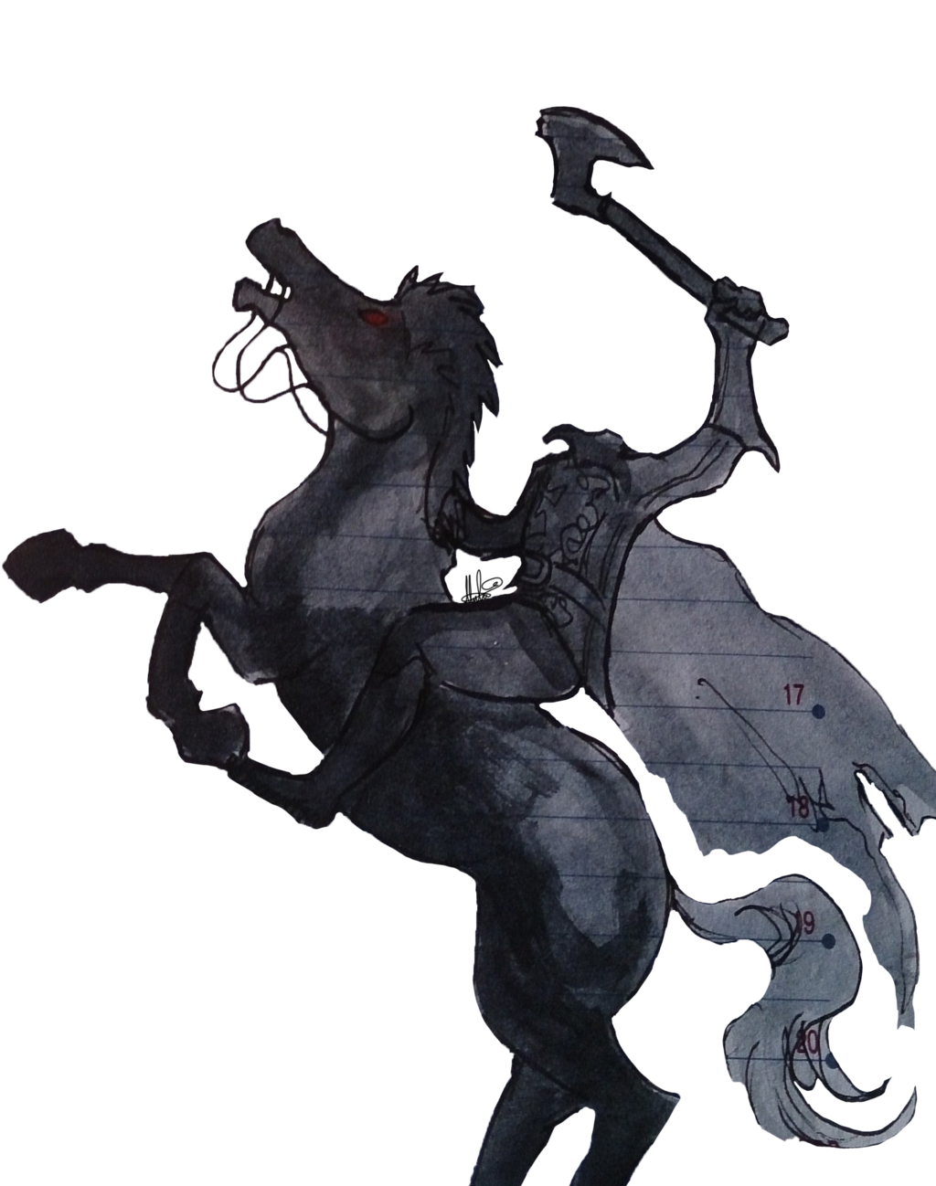 Headless Horseman Transparent