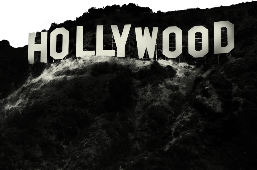 Hollywood Sign Aerial PNG