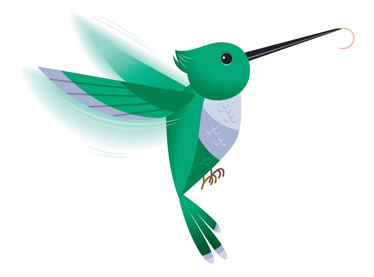 Hummingbird vektor PNG Pic