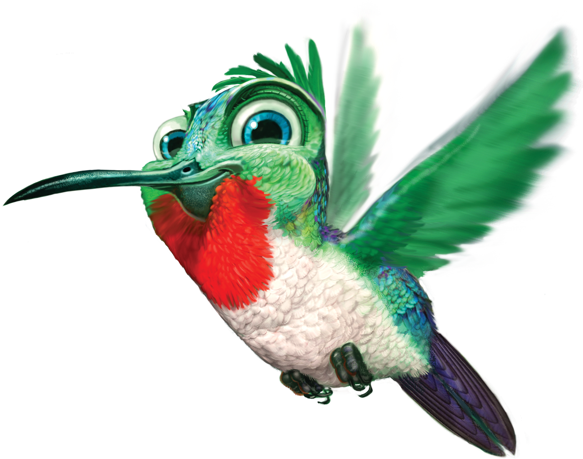 Immagine PNG vettoriale di colibrì