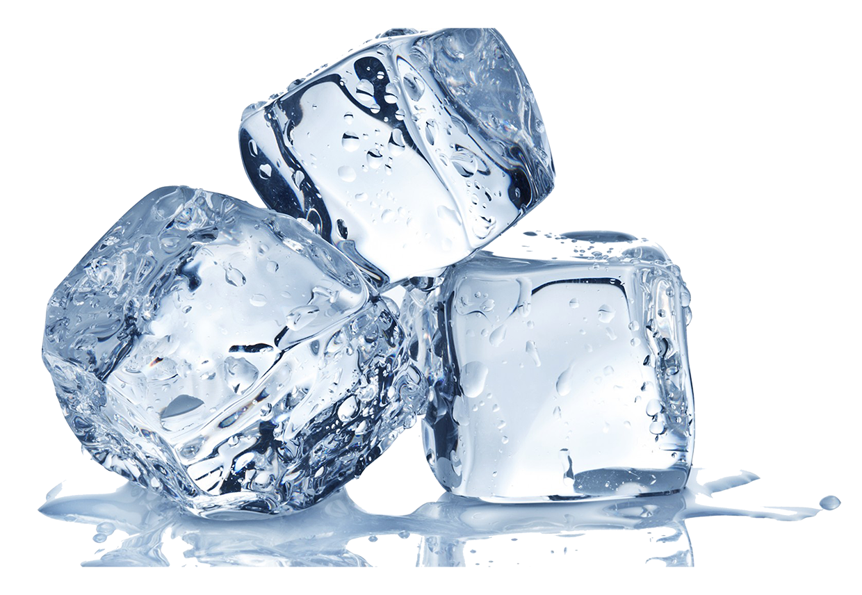 Ice Water Cube Fresh PNG