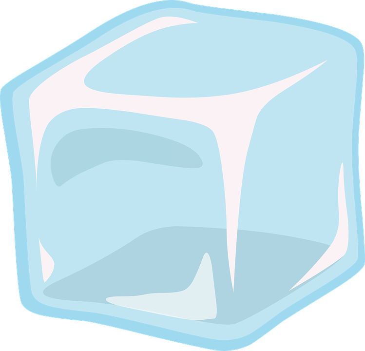 Ice Water Cube White PNG