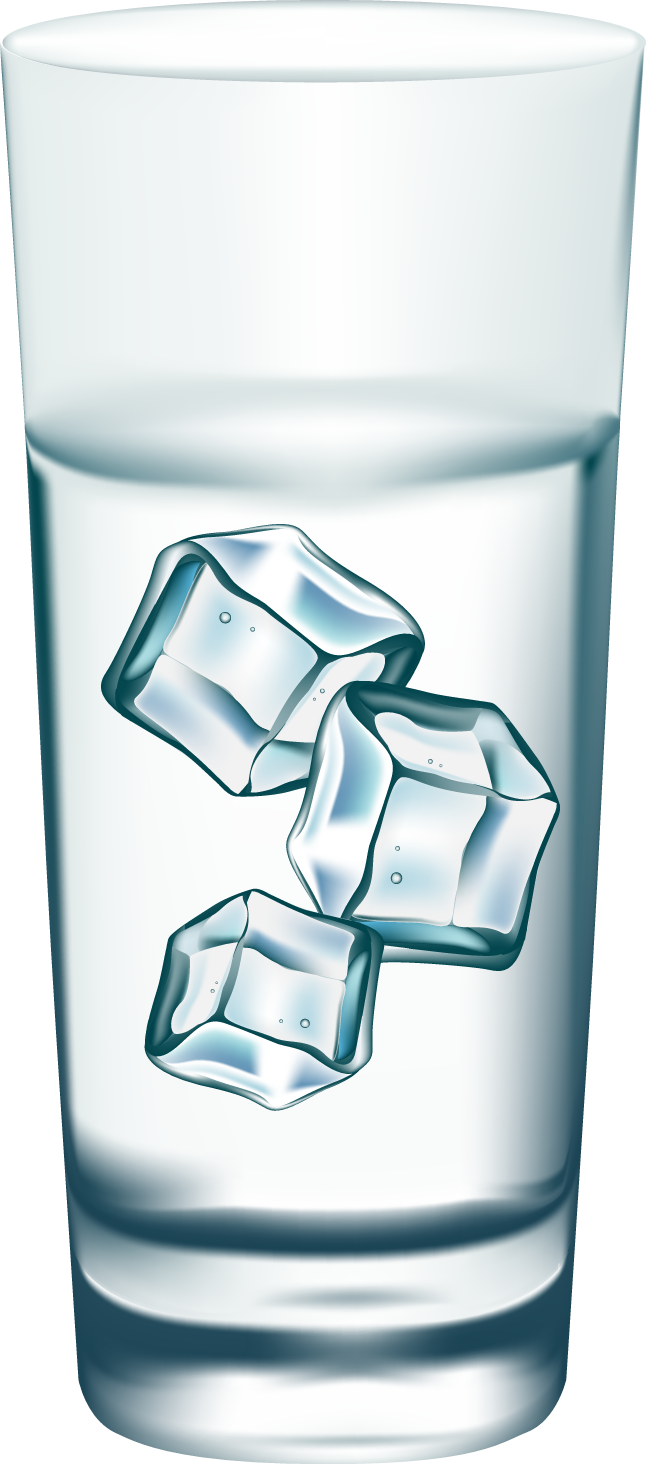 Ice Water Glass Alcohol PNG