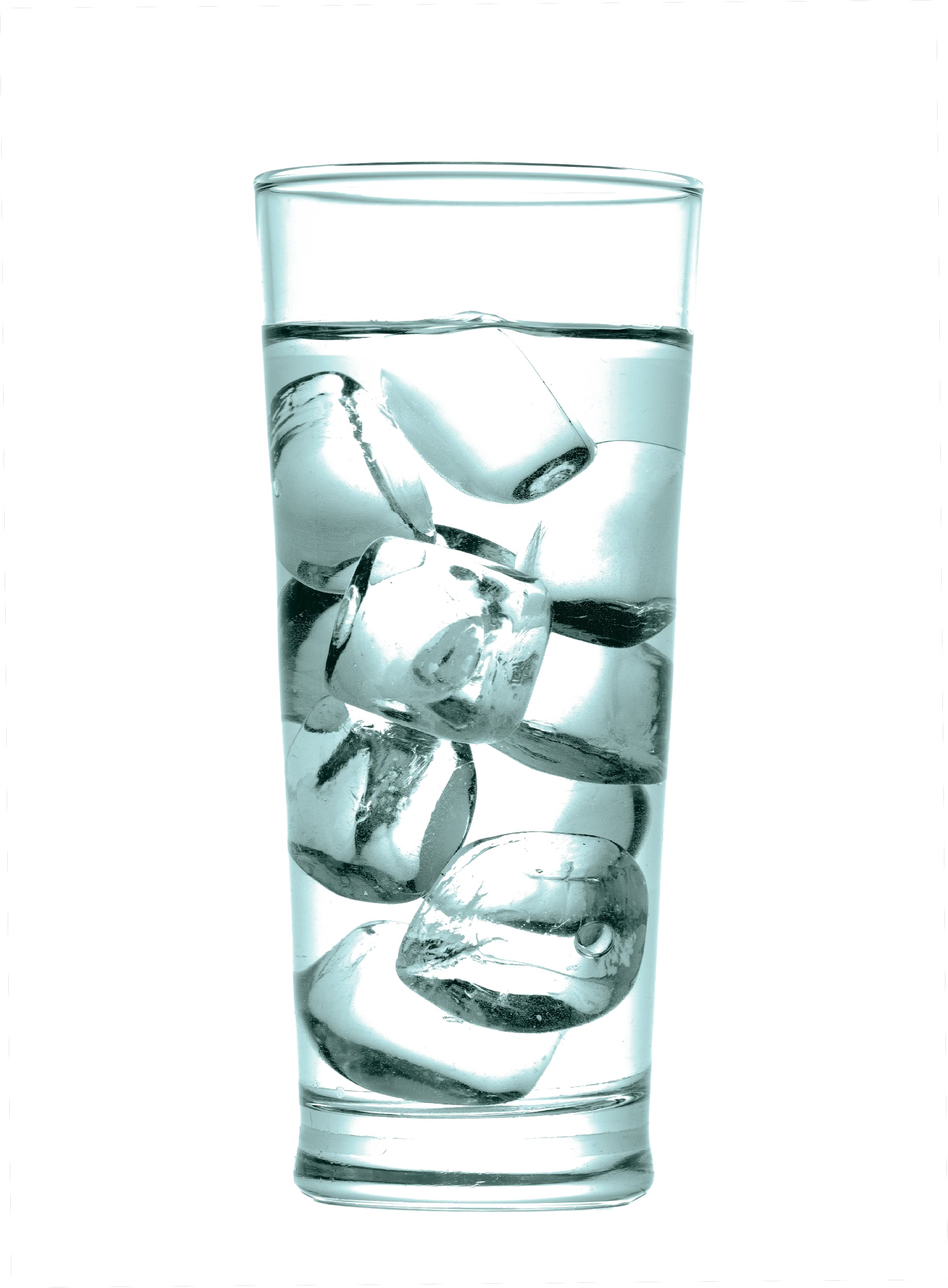 Ice Water Glass Juice PNG
