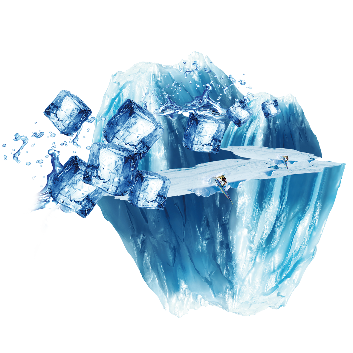 Iceberg Blue PNG