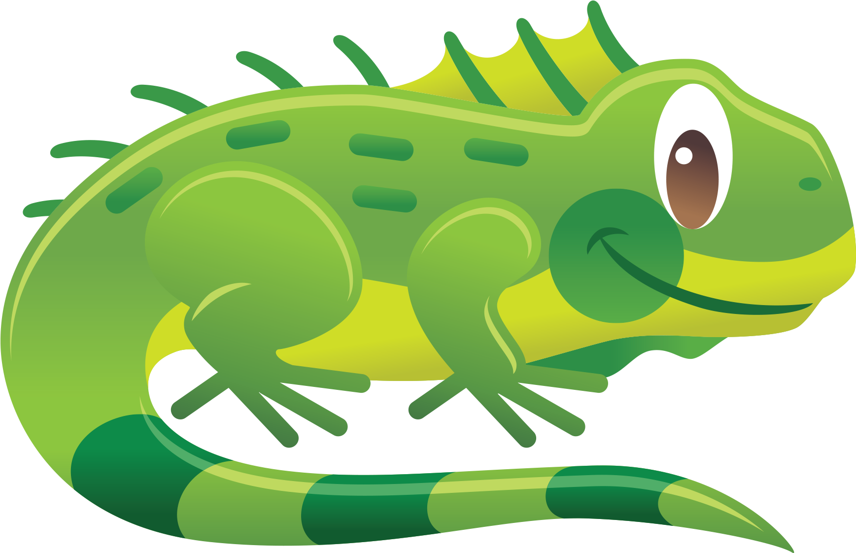 Iguana Vector PNG Picture