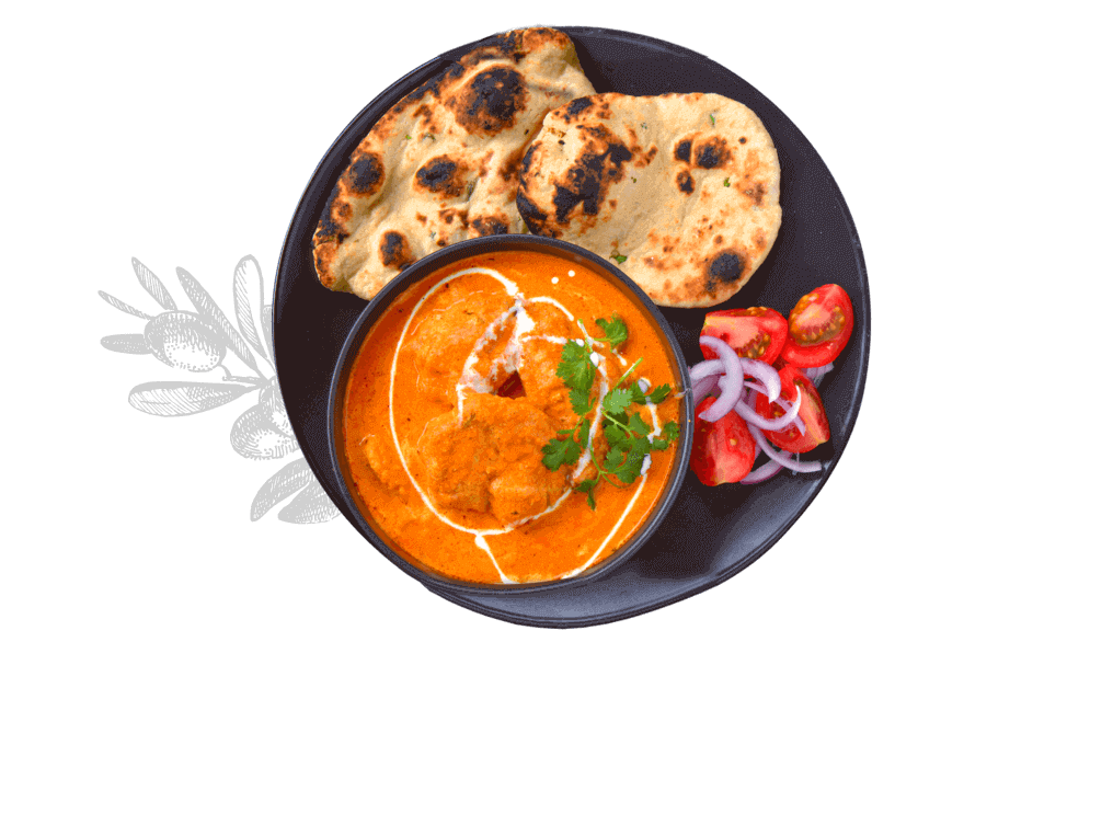 Indian Cuisine Curry Dishes Background PNG