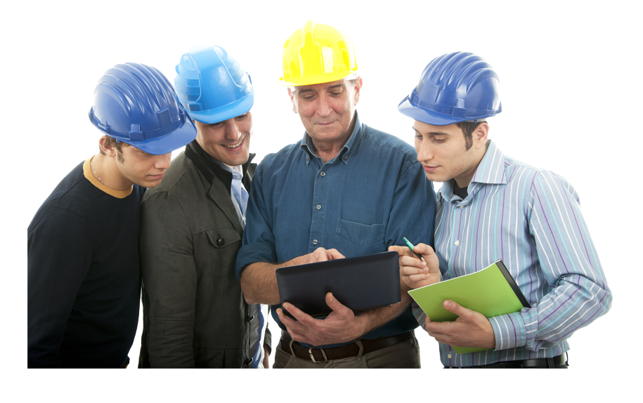 Industrial Workers and Engineers Construction PNG