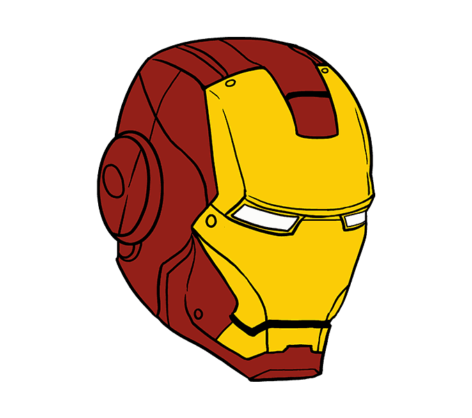 Iron Man Helmet PNG Image HQ