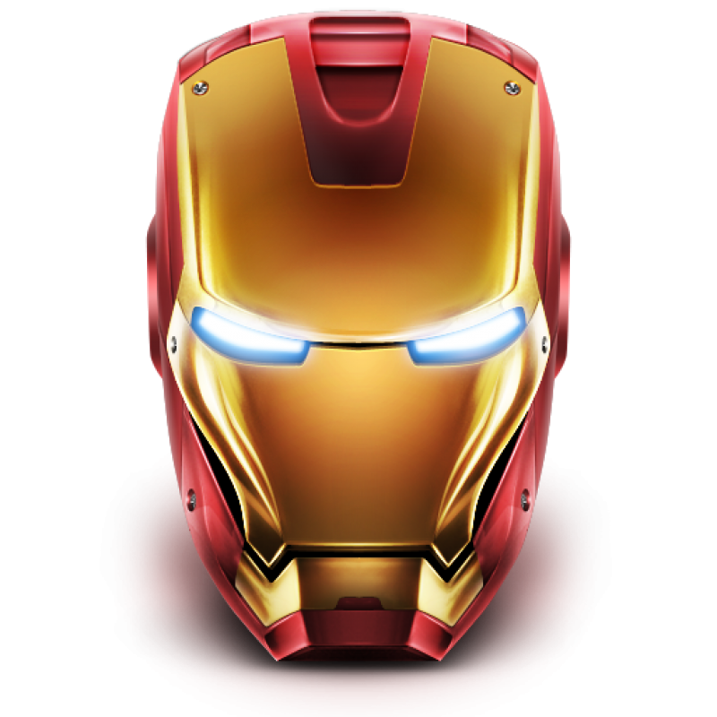Iron Man Helmet Transparent