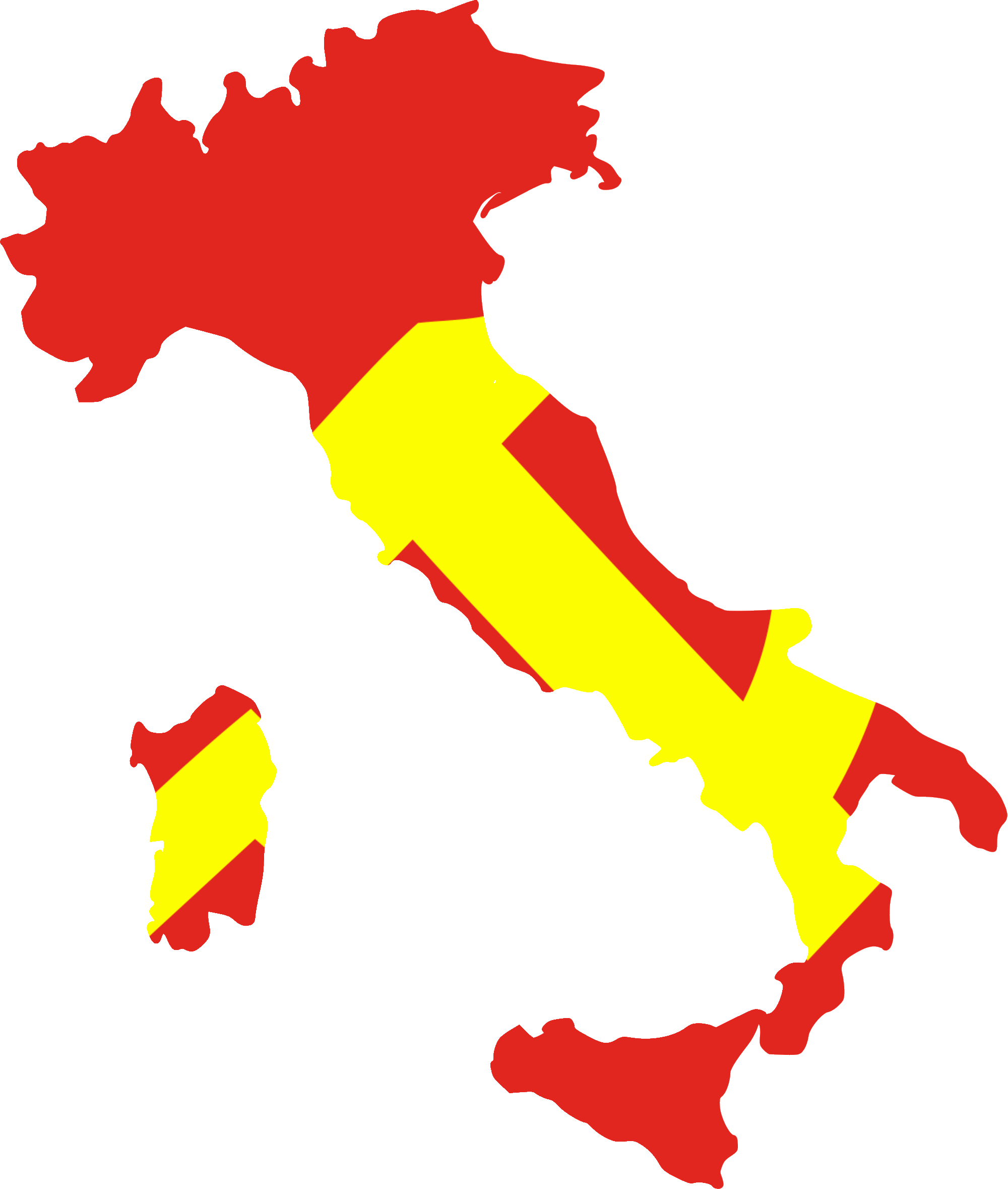 Italy Map Cartography PNG