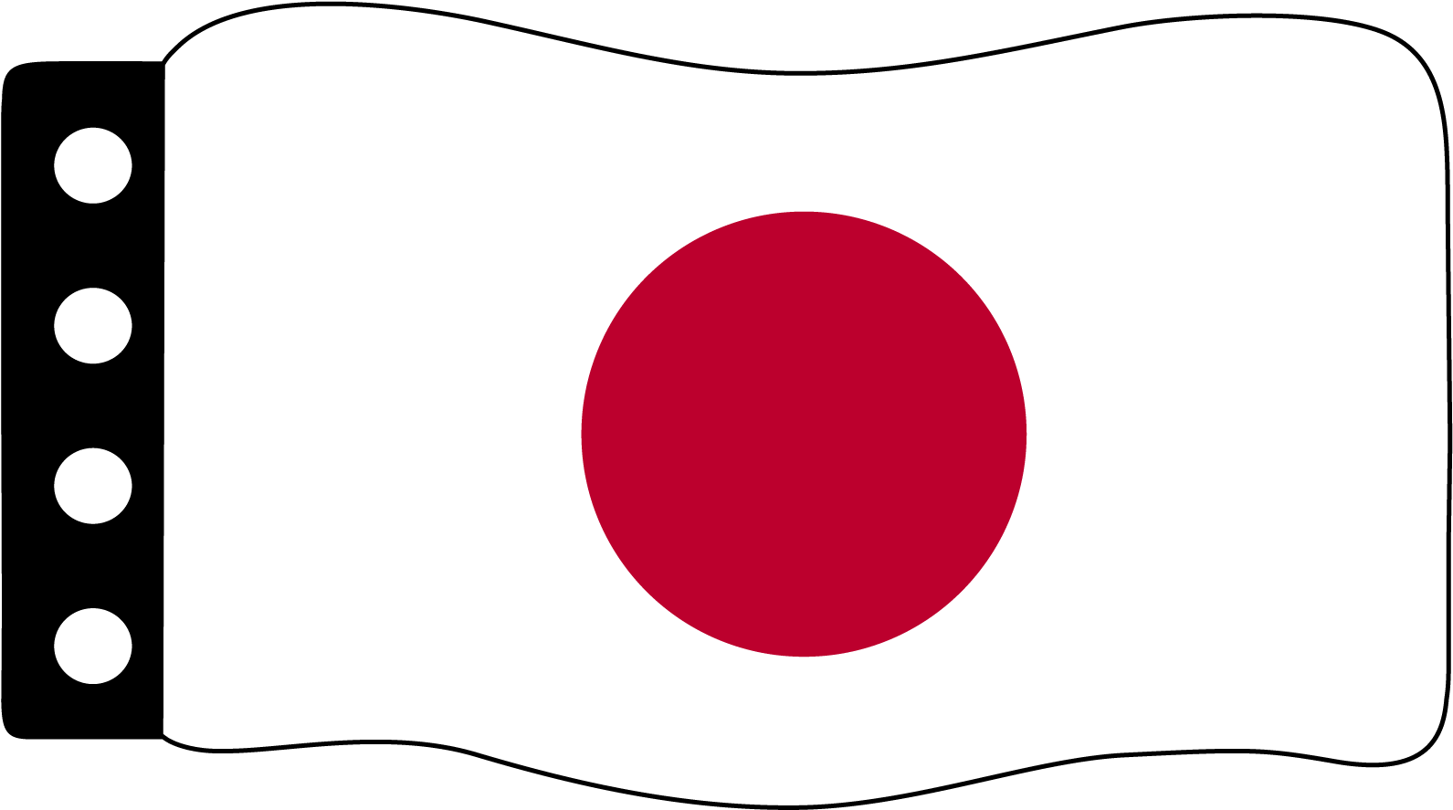 Японский флаг PNG HQ Pic