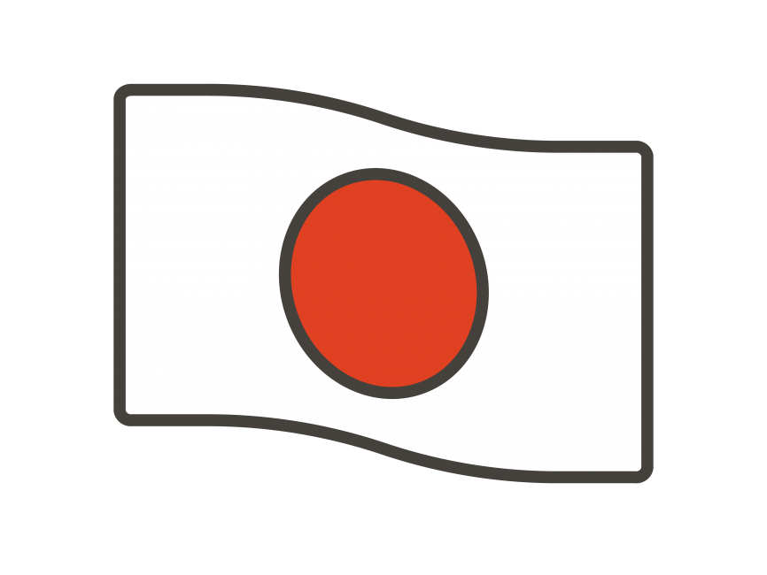 Bandiera del Giappone PNG HQ Immagine