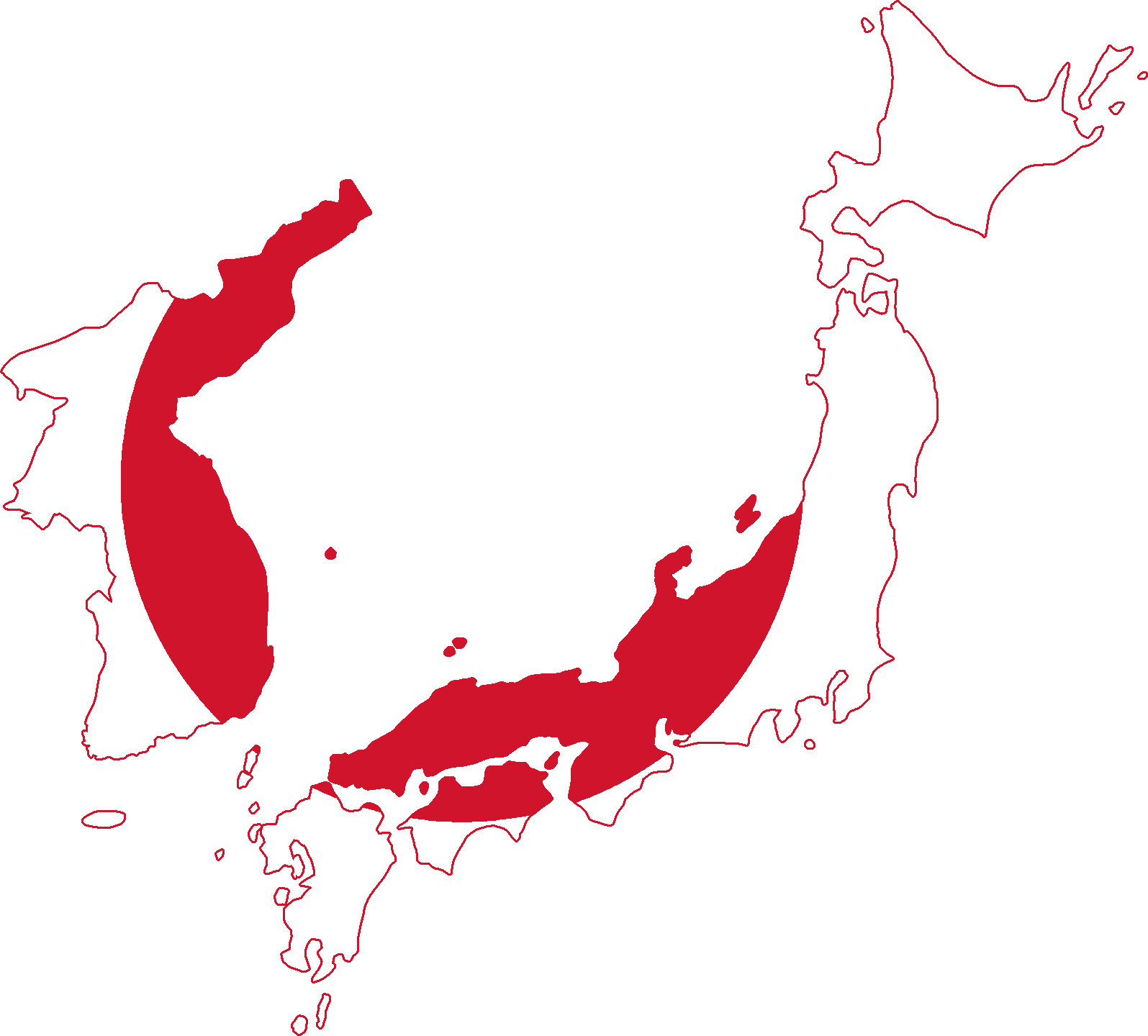 Japan Karte PNG-Bild