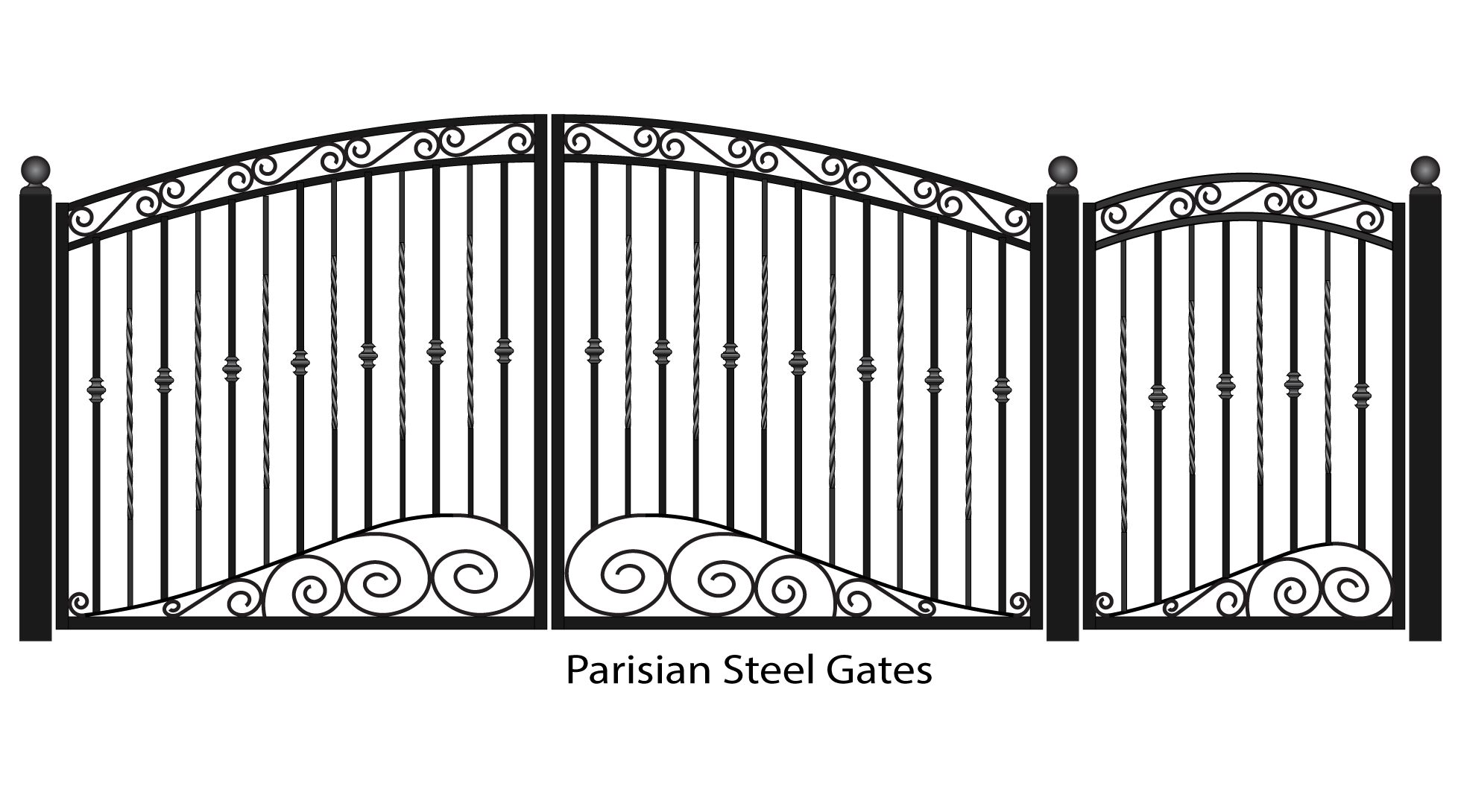 Modernes Gate PNG-Bild