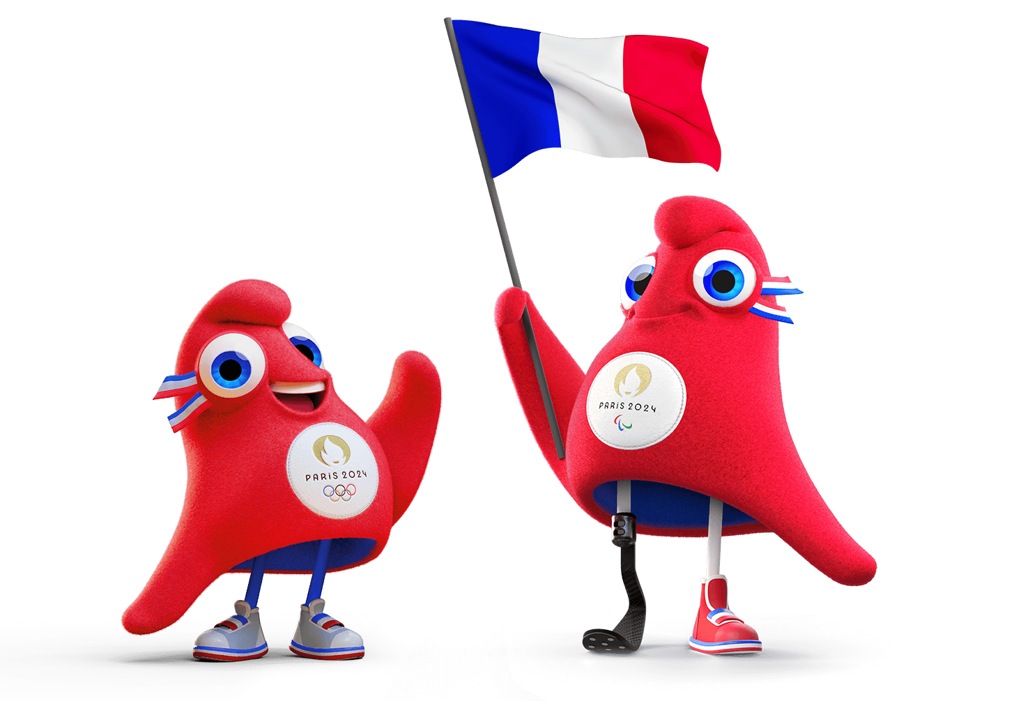 Paris 2024 Olympics Mascot Bird PNG Pic