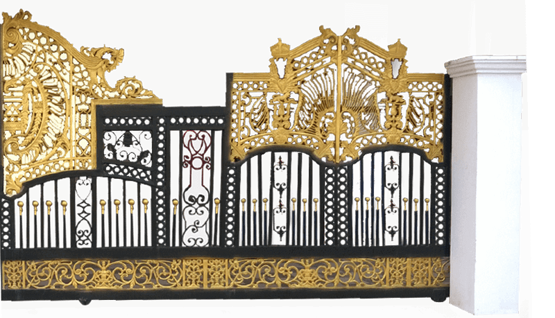 Steel Gate PNG HQ Photo