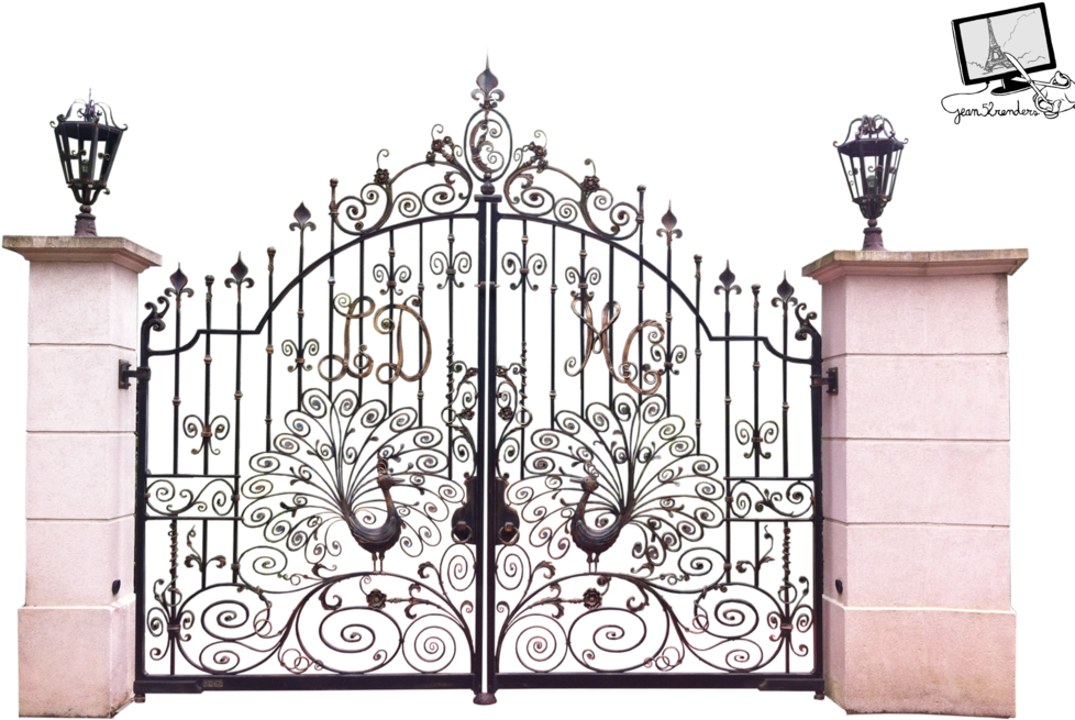 Steel Gate PNG Photo