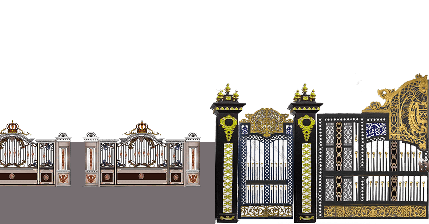 Steel Gate PNG Picture