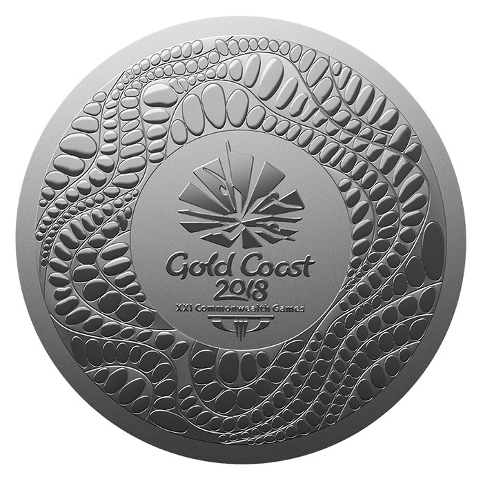 2018 Commonwealth Games Silver Coin PNG