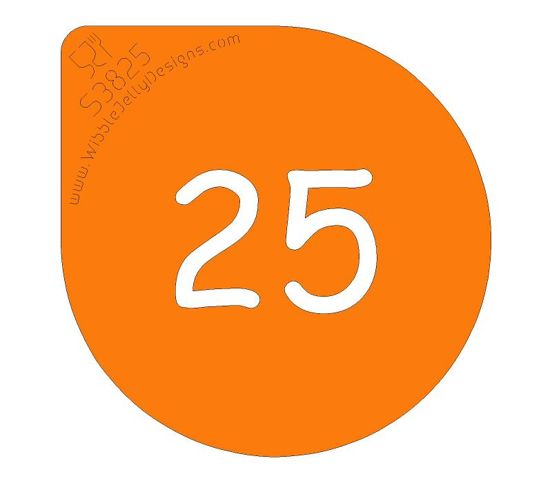 25 Number Download Transparent PNG Image