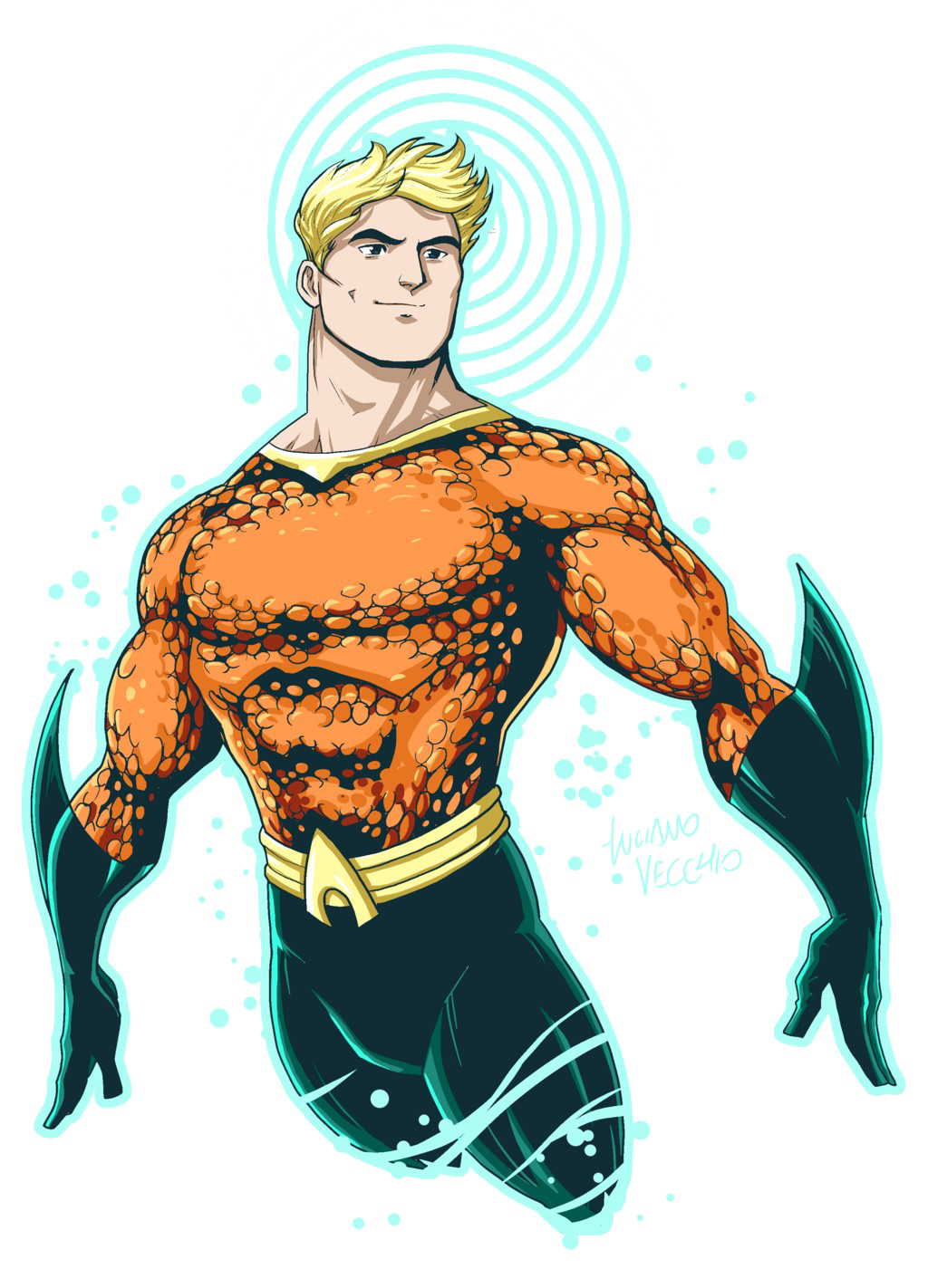 Imagen PNG gratis de Aquaman