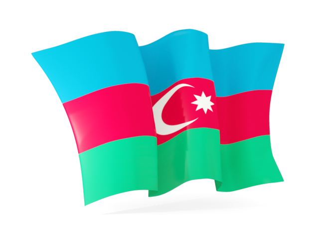 Azerbaijan flag PNG Immagine di alta qualità